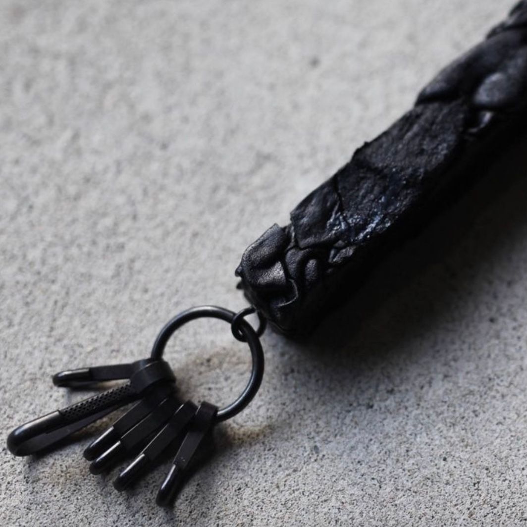 【お取り寄せ注文可能】Leather Key Holder(BLACK)