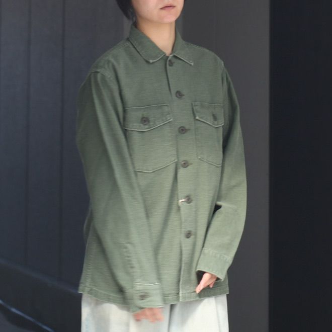 【残り一点】U.S Army Fatigue Shirt(USED WASH)