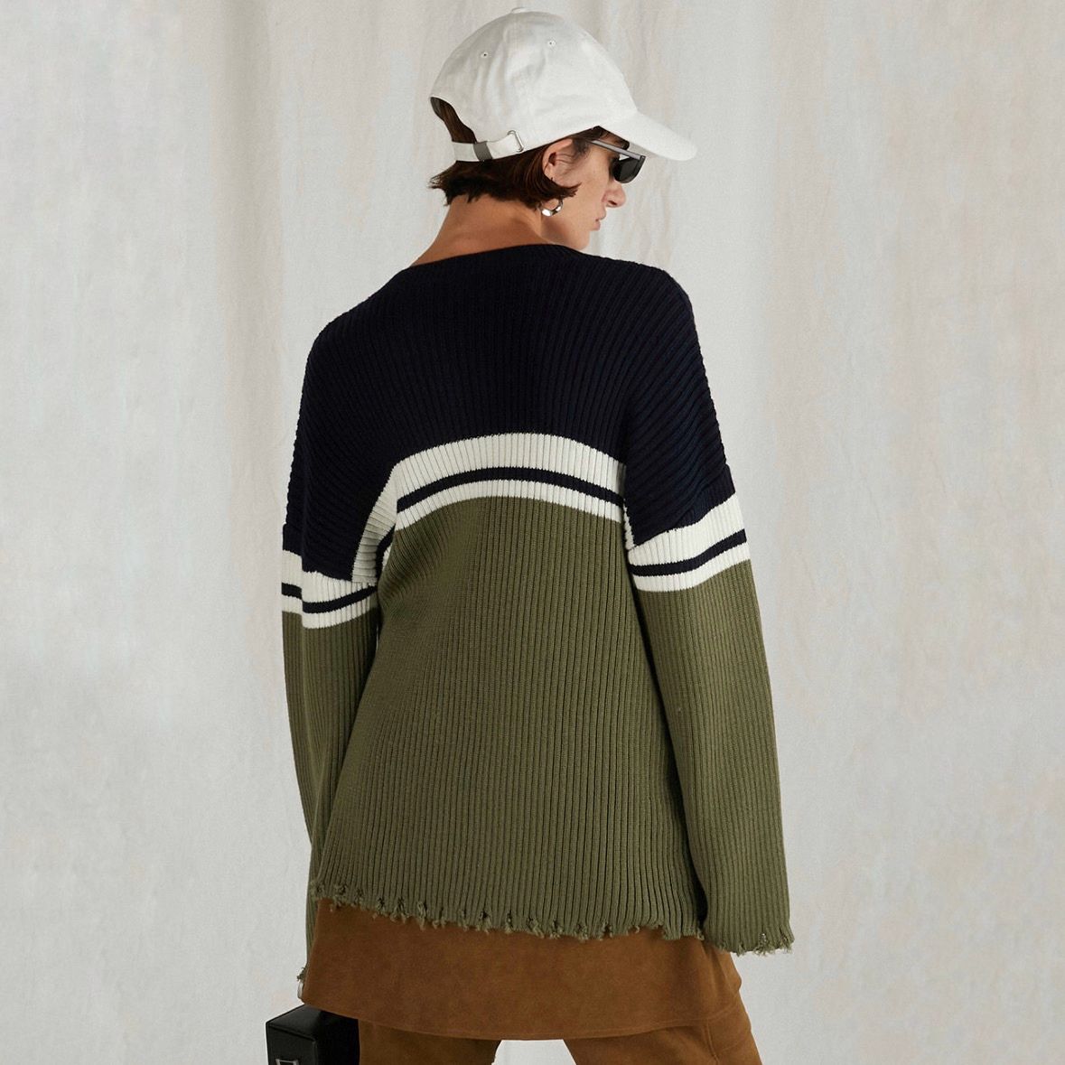 【残り一点】Border Over Knit