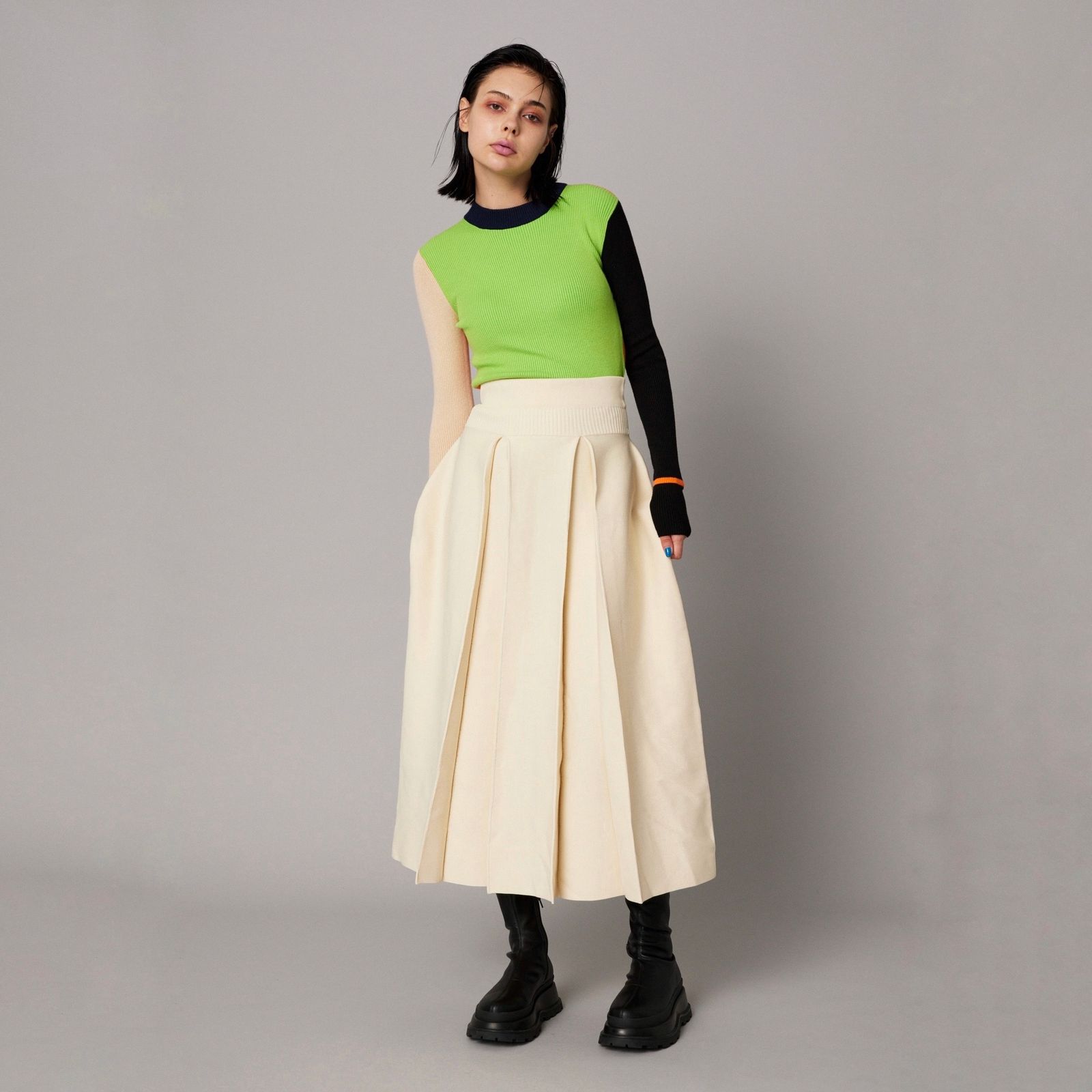 HeRIN.CYE - 【残り一点】Knit Pleats Skirt | ACRMTSM ONLINE STORE