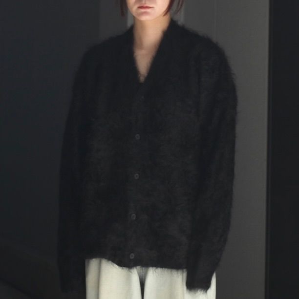 【残り一点】Cashmere Shaggy Knit V Neck Cardigan