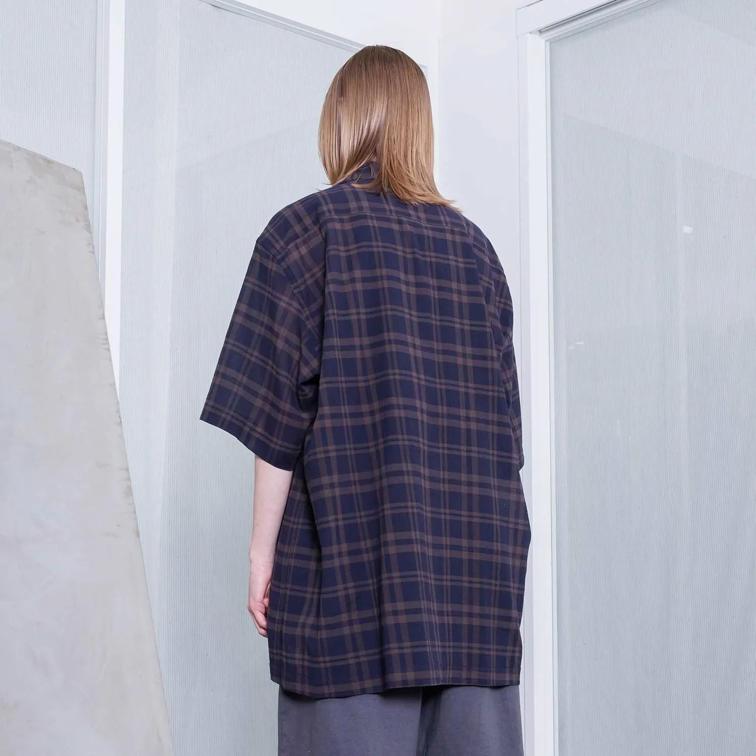 【残り一点】シアーコットンオープンカラーS/Sシャツ