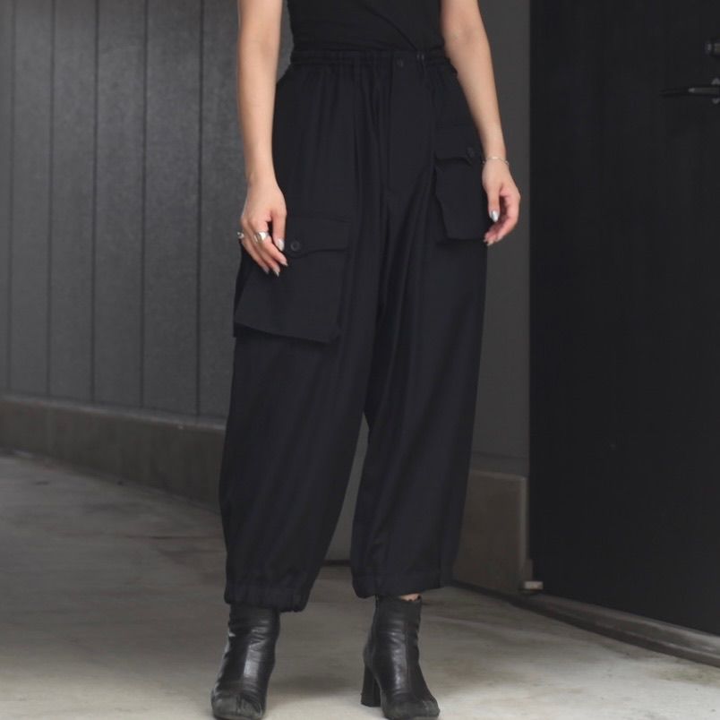Yohji Yamamoto ポケットアレンジパンツ yohji yamamoto - Yohji Yamamoto [HN-P70-404 / ポケット