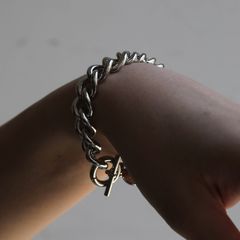 【再販売通知受付可能】Gradation Chain Bracelet(SILVER)