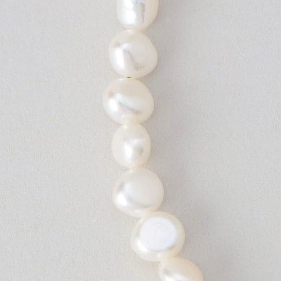 【お取り寄せ注文可能】Teuchi Pearl Plate Necklace 42