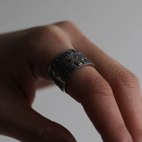 【お取り寄せ注文可能】Stairway to Heaven Wide Ring(SILVER)