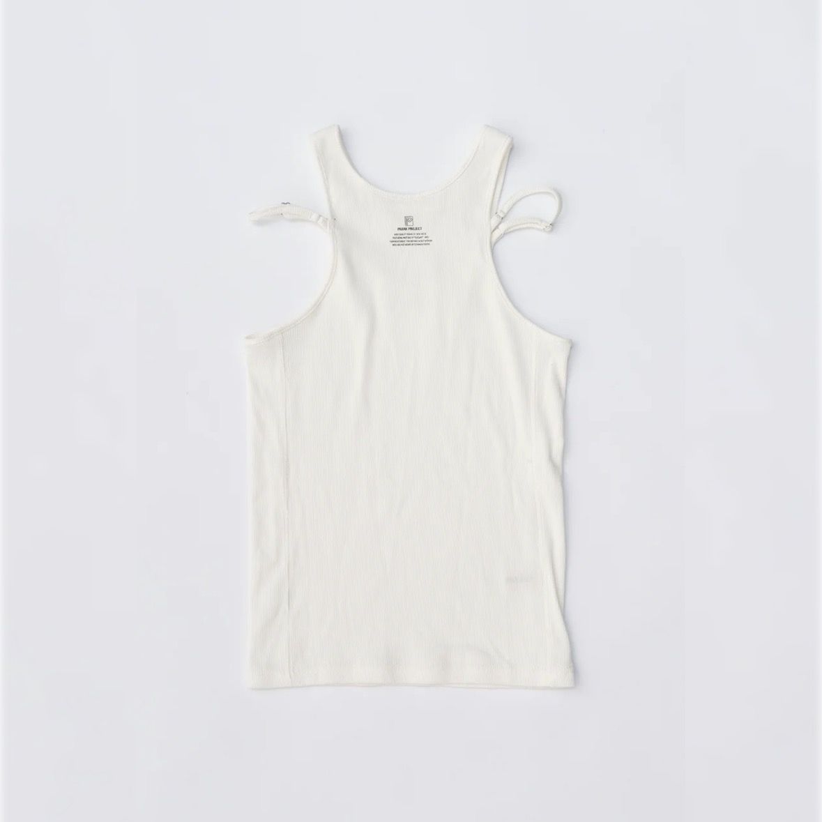 【残り一点】Front Logo Rib Tank Top