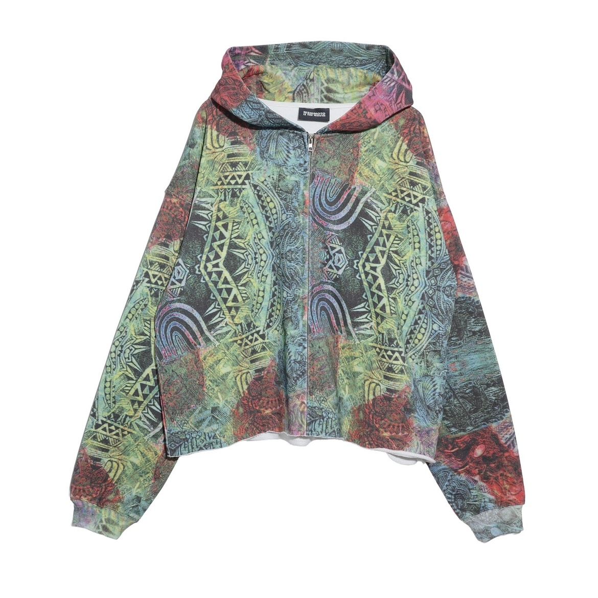 【残り一点】Cut Off Wide Zip Sweat Hoodie