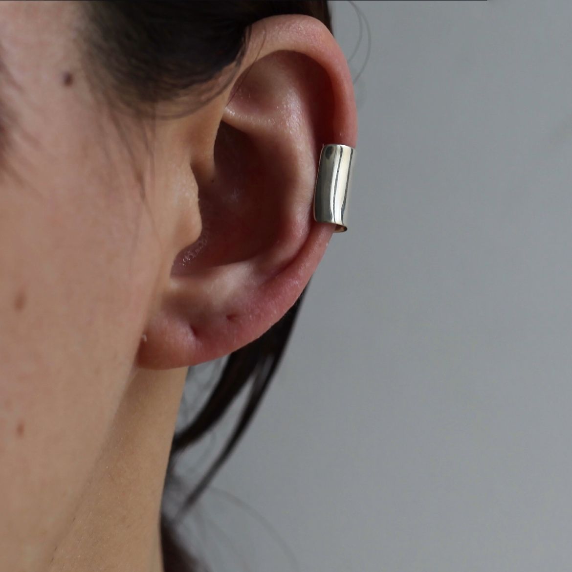 【残りわずか】Minimal Ethnos Ear Cuff(WHITE_片耳用)
