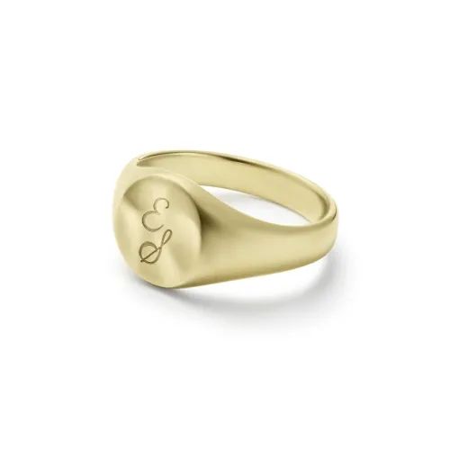 【お取り寄せ注文可能】Signet Ring No.1(K10 YELLOW GOLD)