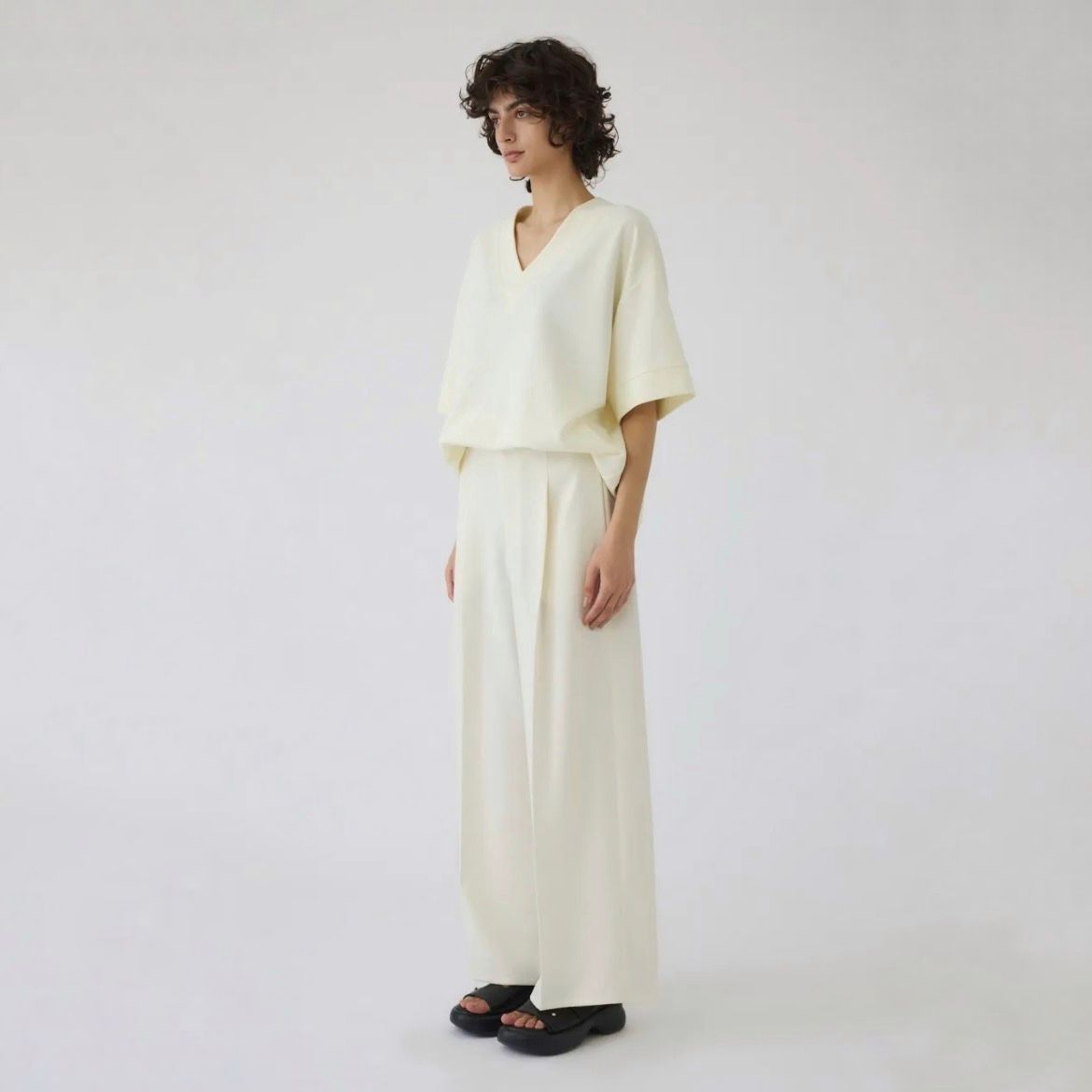 リムアークMannish VネックTops NavyネイビーRIMARK