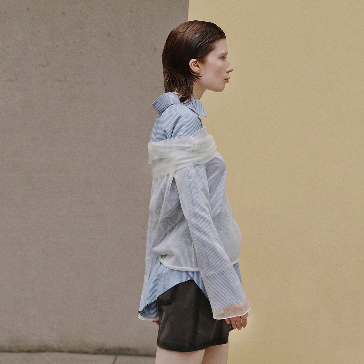 【残り一点】Sheer Off Shoulder Knit