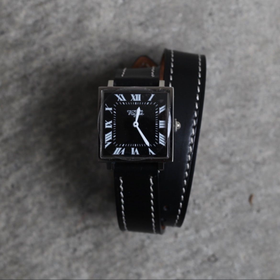 【最終値下⚠️】ヴァンドーム青山、腕時計、クロコ柄、レクタングル VAGUE WATCH CO. - 【お取り寄せ注文可能】CARRÉ Double Loop