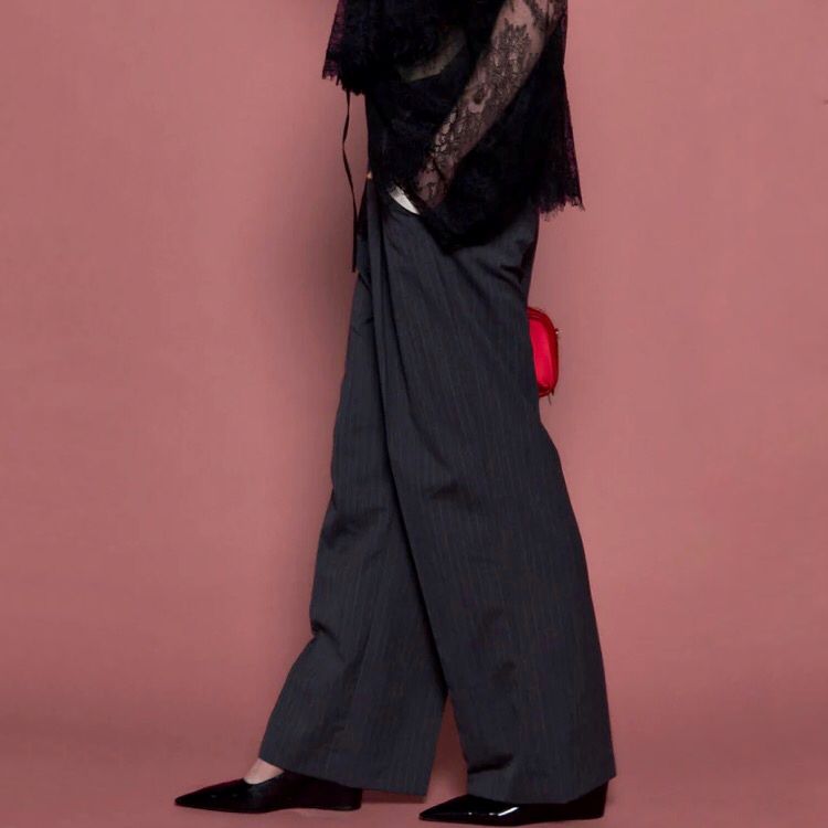 【残り一点】Center Press Straight Pants