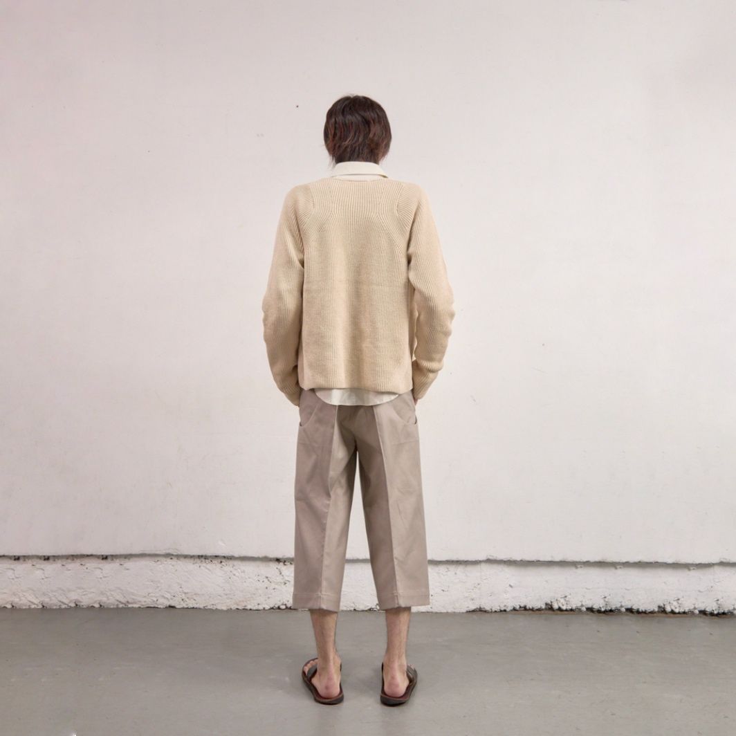 【残り一点】S Curved Utility Capri Trousers