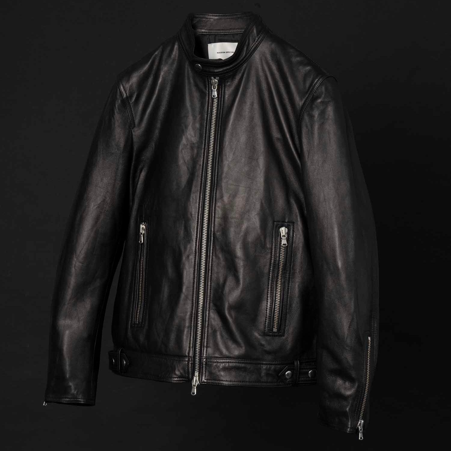 【残り一点】Dress-Fit Sheep Leather Single Rider JKT