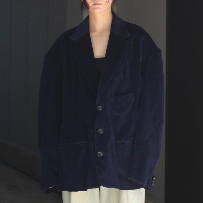 【残り一点】Round Big Shoulder Corduroy Jacket