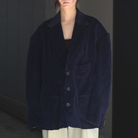 【残り一点】Round Big Shoulder Corduroy Jacket