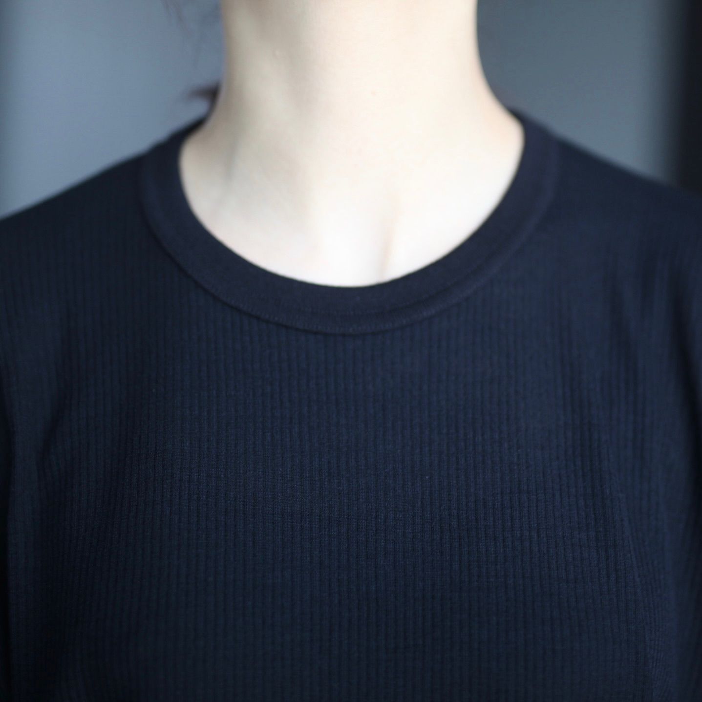 【残り一点】Fine Wool Oversized Long Sleeve Tee