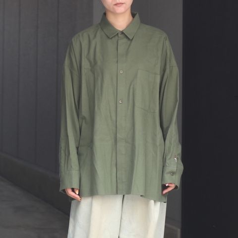 【残り一点】コットンビエラワイドBOXシャツ