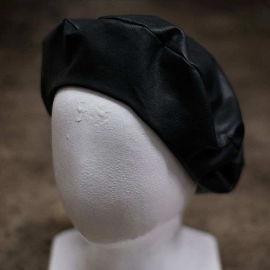 【お取り寄せ注文可能】Stretch Leather Beret