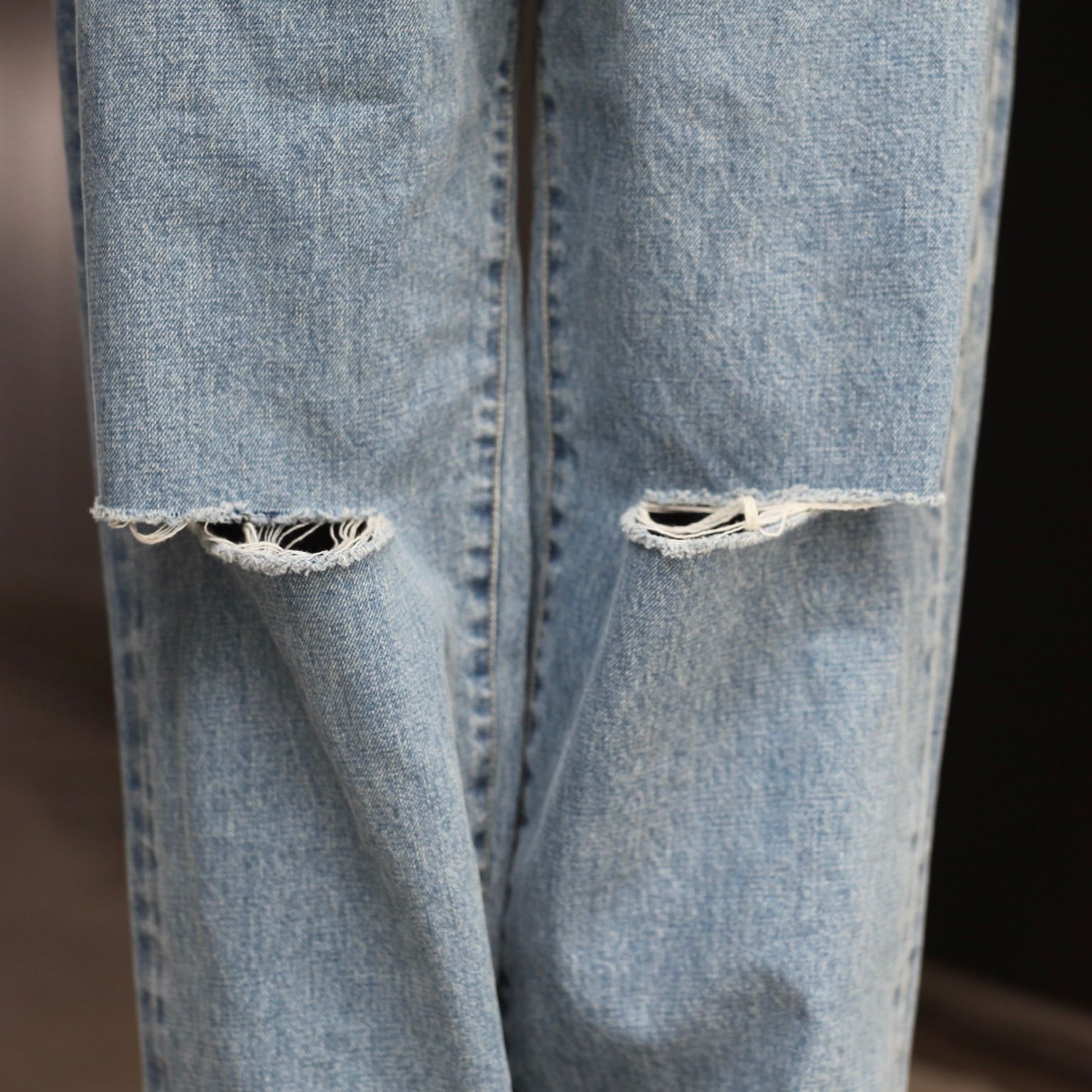 stein - 【残りわずか】Vintage Reproduction Damage Denim Jeans