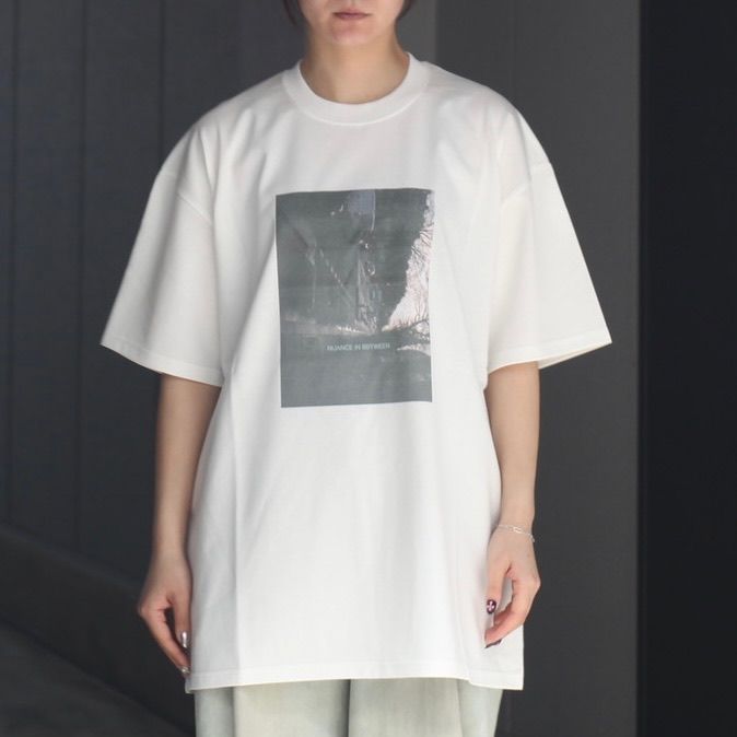 【残りわずか】Oversized Print Tee(NUANCE_SUPIMA)