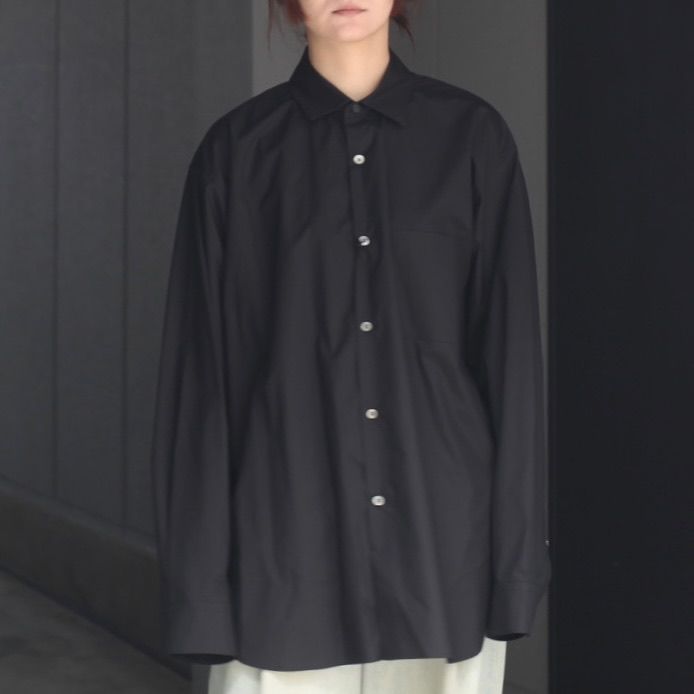 【残り一点】Suvin Cotton Oversized Down Pat Shirt