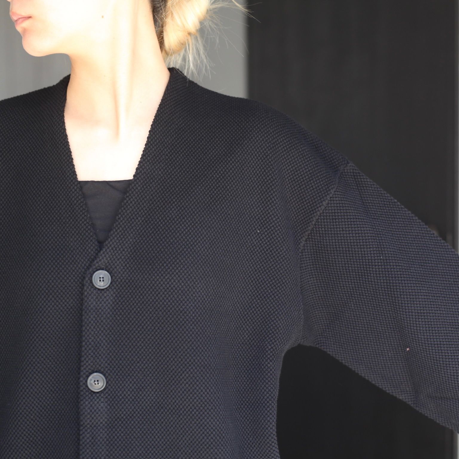 crepuscule - 【再販売通知受付可能】Moss Stitch V/N Cardigan