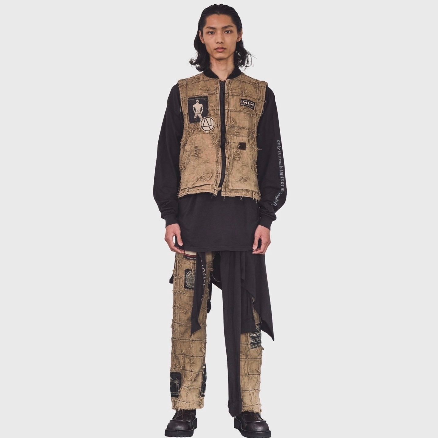 【残り一点】Destroy Work Jeans With Wrapped