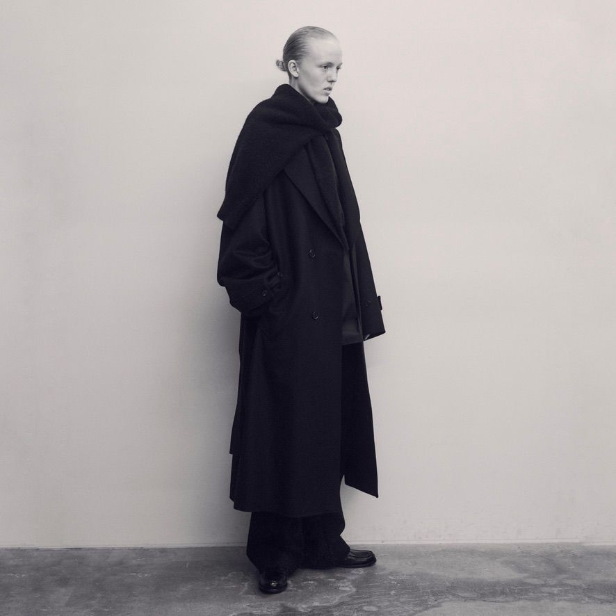 【残りわずか】Wool Flannel Long Wide Trousers
