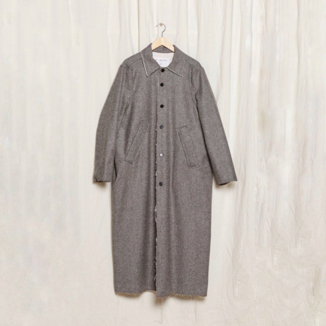 ステンカラーコートCAMIEL FORTGENS カミエルフォートヘンス long coat