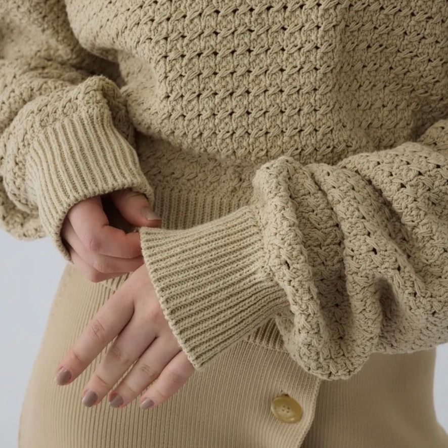 【残り一点】Cotton Short Knit