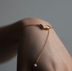 【お取り寄せ注文可能】蛇チェーンブレスレット(GOLD)