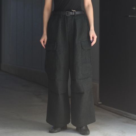 【残り一点】C/W Indigoherringbone Junglefatigue Pants