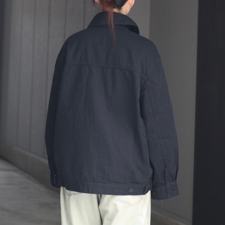 【残り一点】6ozデニムブルゾン(ONE WASH)