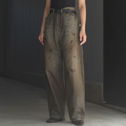 【残り一点】Newcommune Dirt Baggy Denim