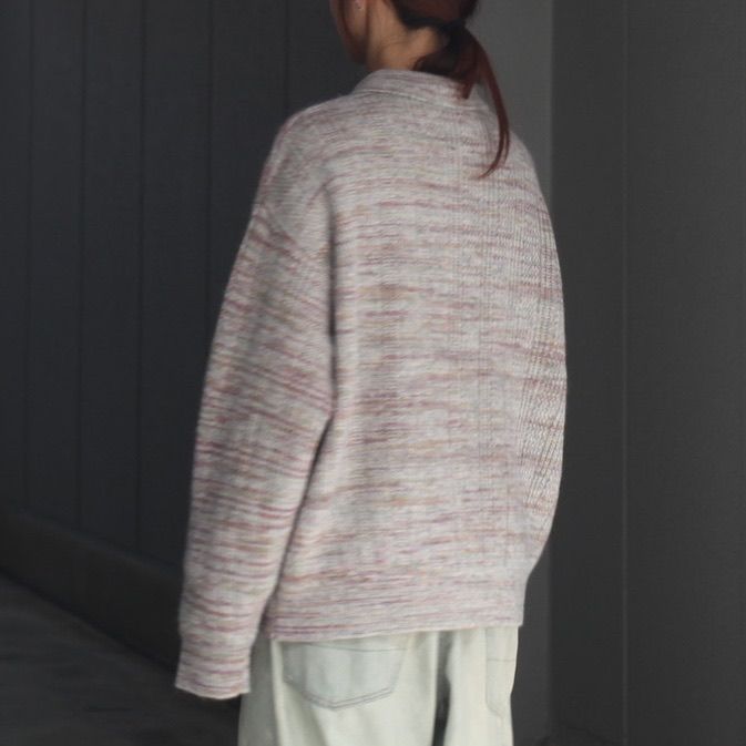 【残り一点】Rib Pattern Knit Jacket