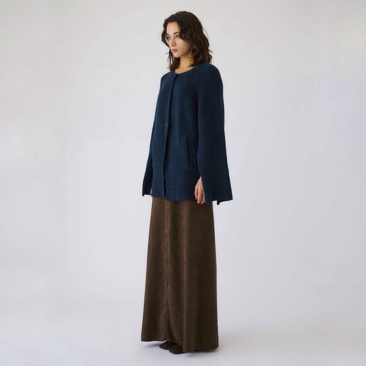 【残り一点】Poncho Like Raglan Knit C/D