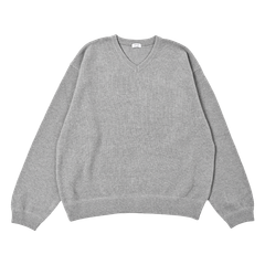 【残り一点】Moss Stitch V Neck PO