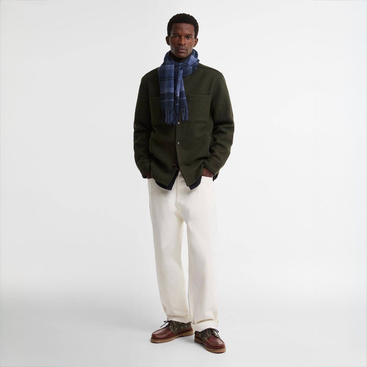 【残り一点】Mineral Tartan Scarf