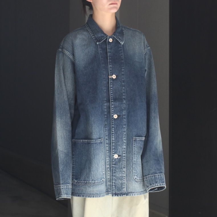 【残り一点】Navy Denim Chore Jacket