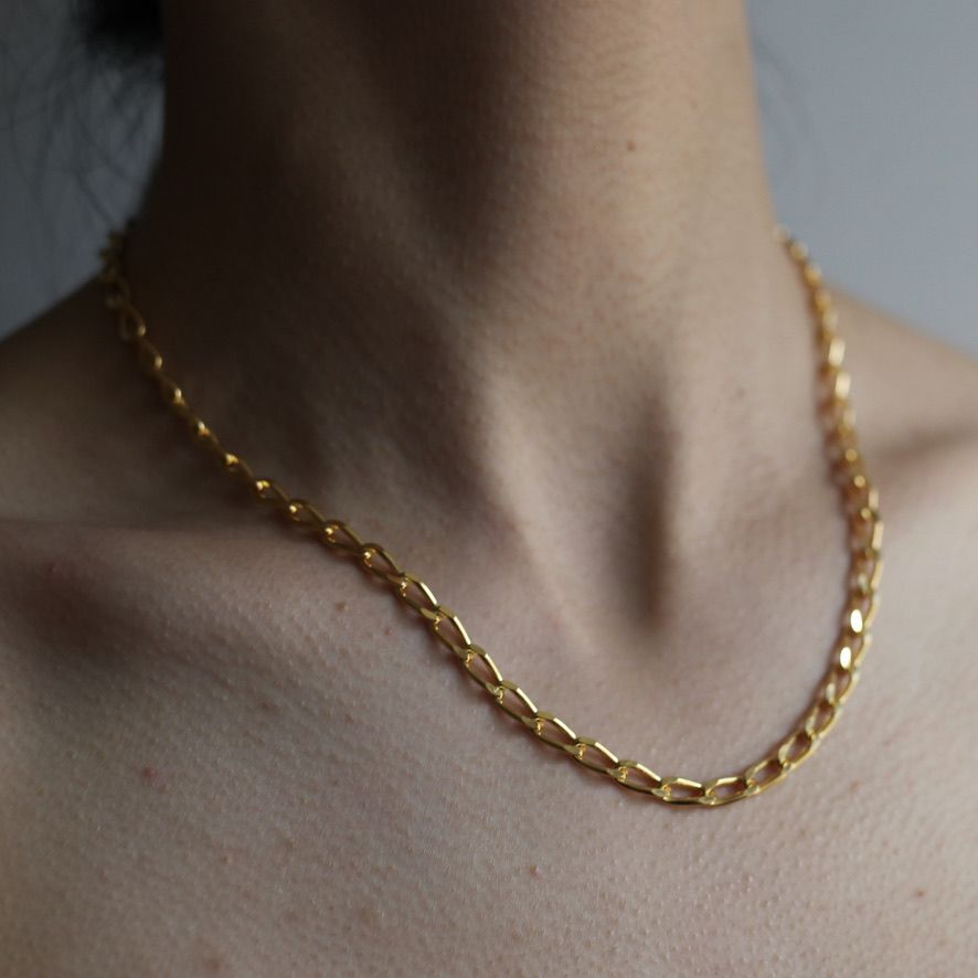 【お取り寄せ注文可能】Bold Chain Short Necklace 42