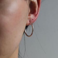 【残り一点】Senorita Hoop 2cm(SILVER)