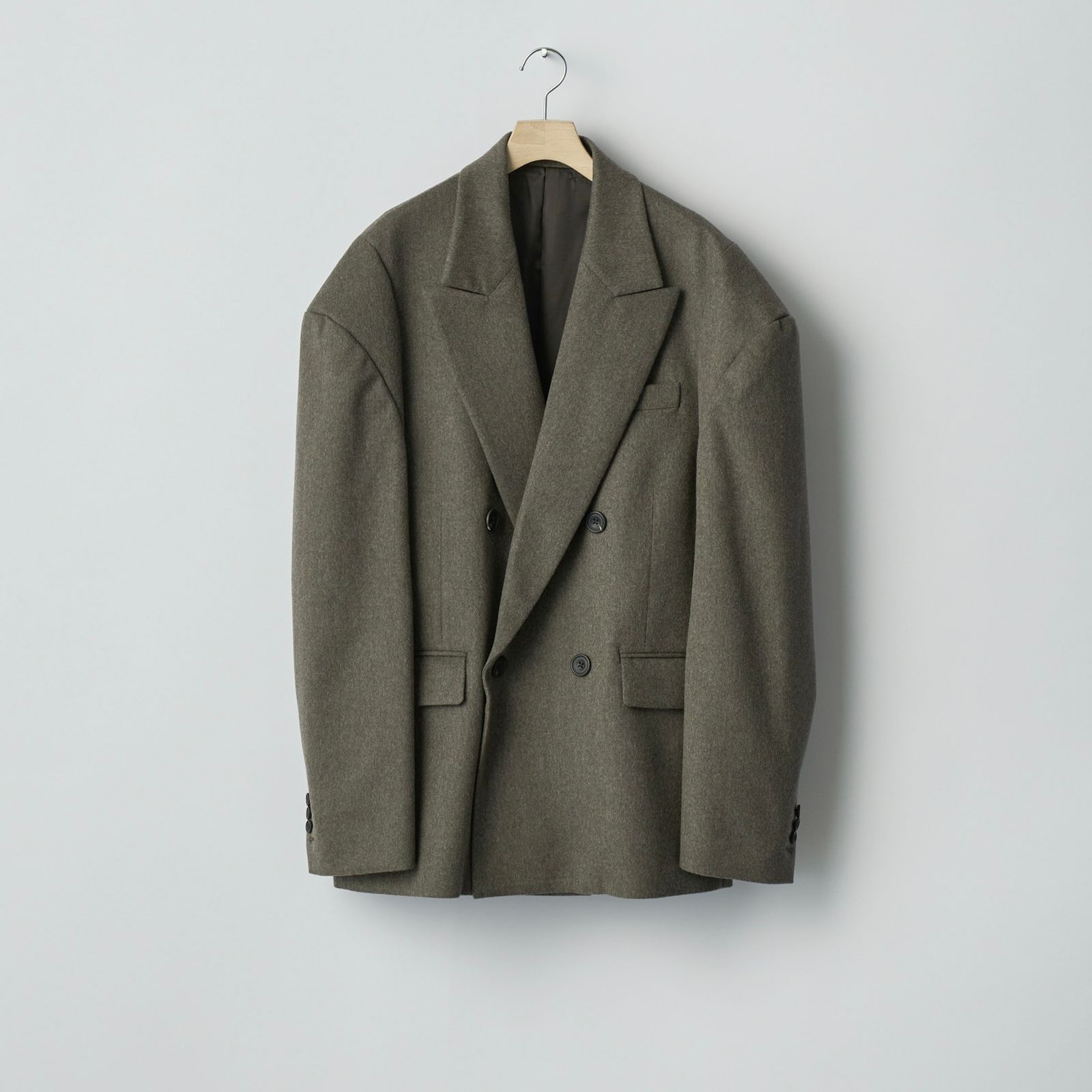 【残り一点】Wool Doeskin Deformed Shoulder Jacket