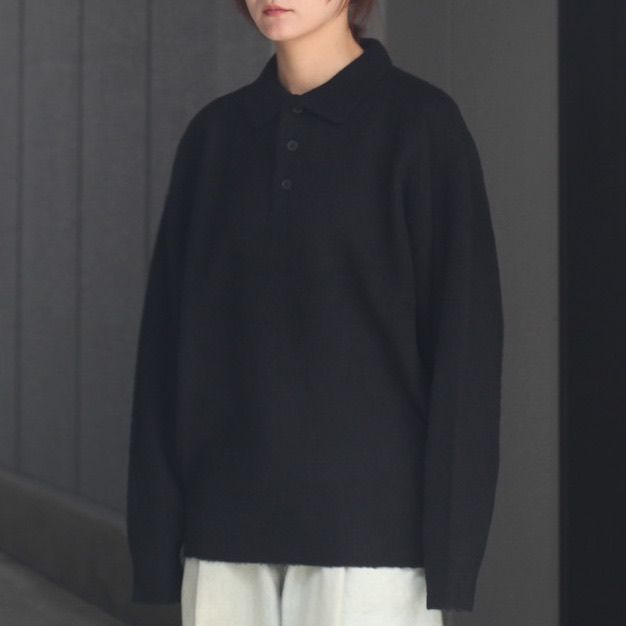 【残り一点】Shaggy Polo Knit