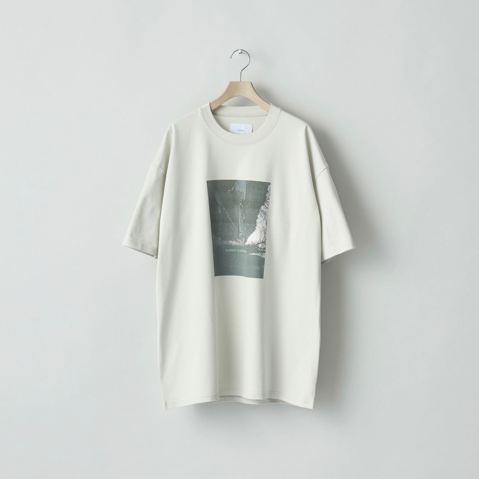 ssstein / Oversized Print Tee -NUANCE- (White) | twelve
