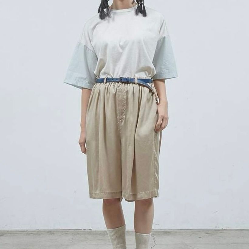 【残り一点】カラーバックルロングベルト(BLUE×BLACK)