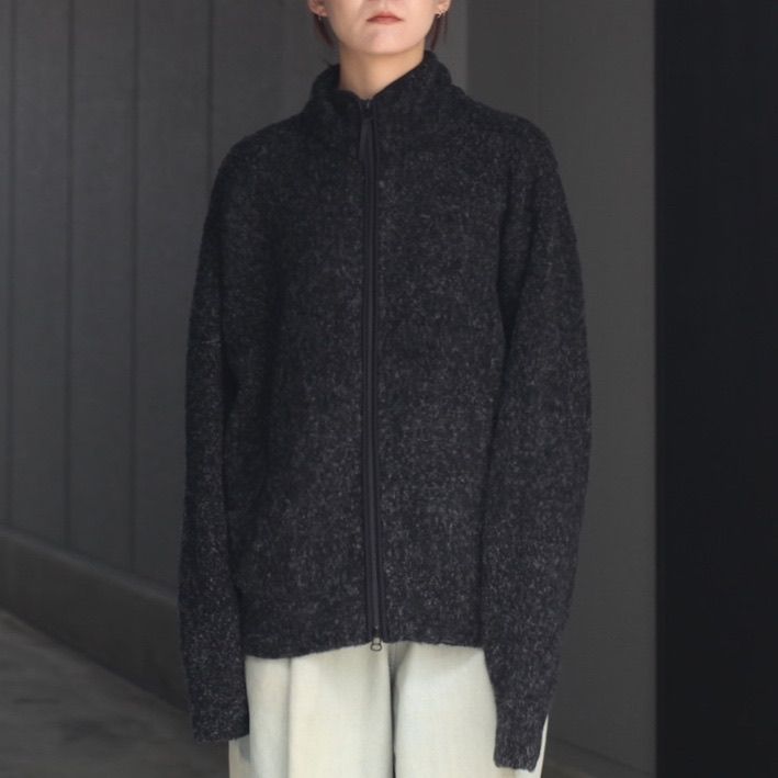 【残り一点】Boucle Half Zip Pullover