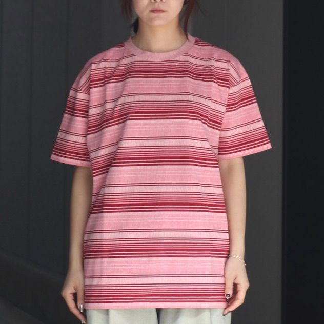 【残り一点】Cracked Stripe Tee